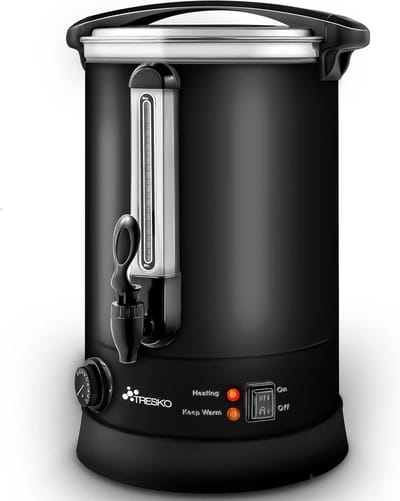 Drankautomaat - Warme Dranken Dispenser - Feestjes Organiseren - Instelbare Temperatuur - 30 Liter - Zwart