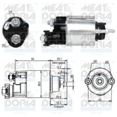 Magneetschakelaar, starter MEAT & DORIA 46163