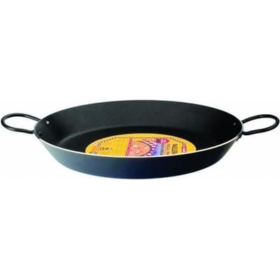 Plat à Paella - IBILI - Nero 50 cm - Aluminium 2 couches antiadhésives - Pour 14 personnes - Tous feux sauf induction
