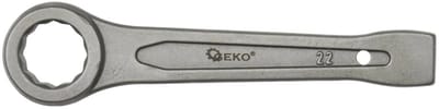 GEKO Ringmoersleutel - 22mm - Slagvast - Chroom-vanadium - Zware klussen