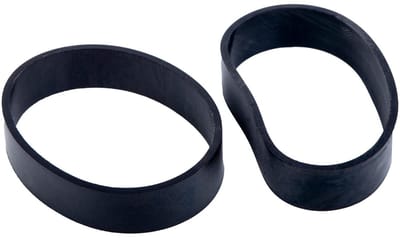 Aandrijfriemen Stofzuiger - Reserveonderdelen Borstelrol - Stofzuigen Onderhoud - Hoogwaardig Rubber - 2 Stuks - Zwart