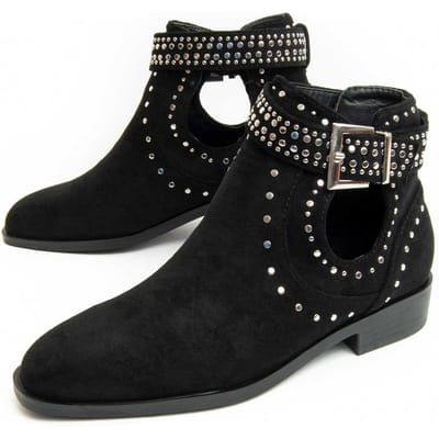 Montevita Enkelboots Bottivita9 in Zwart