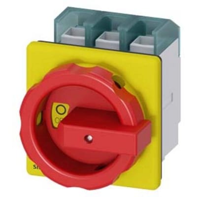 Lastscheidingsschakelaar Rood, Geel 3-polig 50 mm² 100 A 690 V/AC Siemens 3LD27040TK53