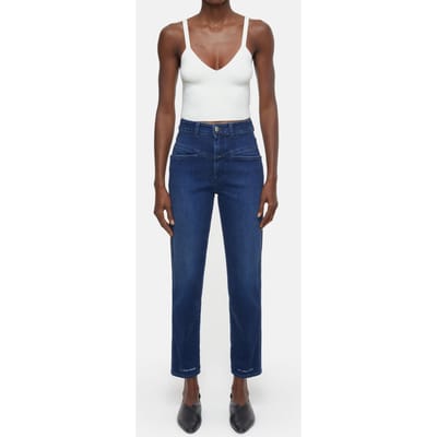 Closed Pedal Pusher Jeans Dark Blue Maat: W25L32 | Jeans Outlet | Dames | Blauw