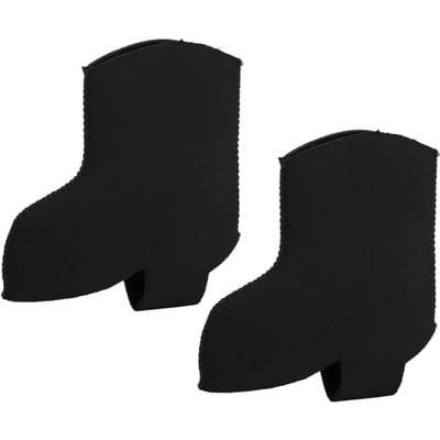 2 Pièces Coussinets Protecteurs de Talon Néoprène Coussinets de Soutien de Talon Manches pour Marcher Courir Soulagement de la Douleur black