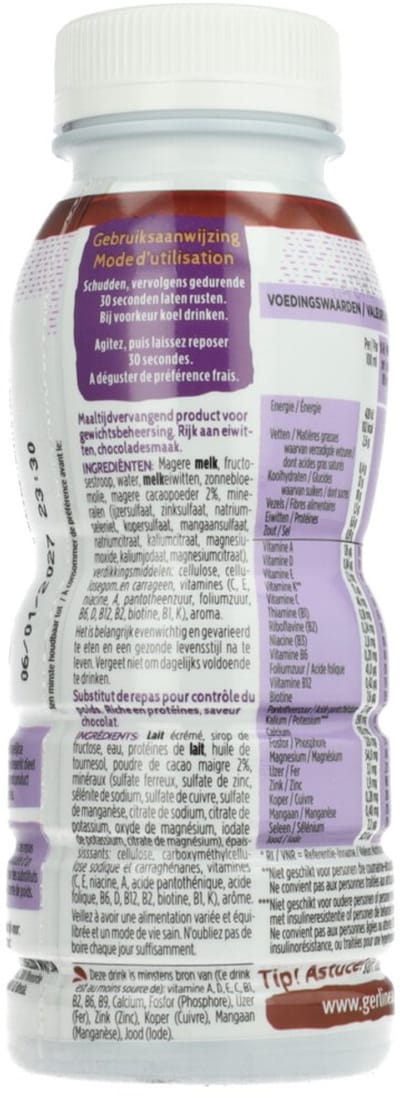 Gerlinea Drinkmaaltijd Chocolade - 8 x 236 ml - Voordeelverpakking