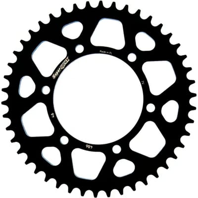 Aluminium motorfiets tandwieltje Supersprox RAL-486:46 # 51-32029-46