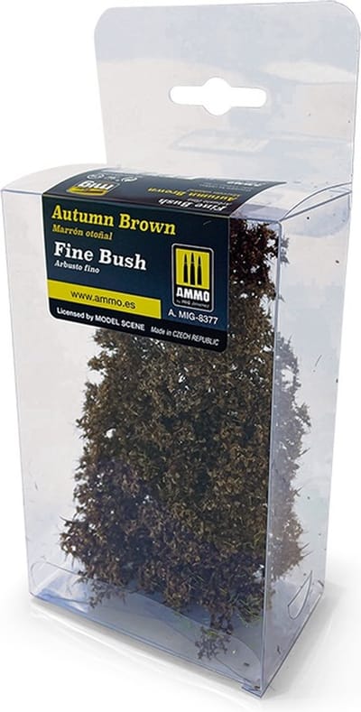 AMMO by Mig Jimenez Modelbouwdecoratie - MIG 8377 Fine Bush - Autumn Brown Vegetation Kunstgroen