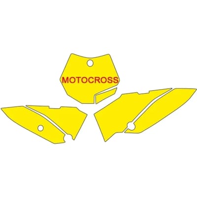 Autocollants motorfiets nummerplaat Blackbird Racing KTM SX65