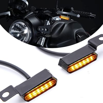 Richtingaanwijzers voor motorfiets - 12V, waterdicht, universele verlichting voor scooter, quad, cruiser, offroad, ATV