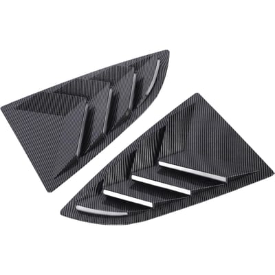 Set Achterruit Jaloezie Cover Links Rechts Stijlvolle Look Weerbestendig Goede Pasvorm voor BRZ 2021 tot gray