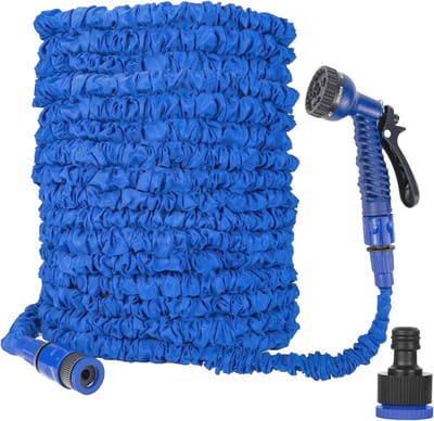 Uitbreidbare Tuinslang 30m - Flexibele Waterslang met 7 Functies Spuitpistool, Ideaal voor Tuin en Terras