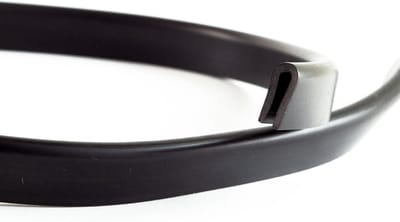 Randbescherming en Afdichtprofiel 1,5-3,0 mm - EPDM, Zwart, 3 m