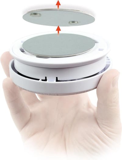 Magnetische Dectectorbeugel | Diameter: 70 mm | Plakband | Aantal producten in verpakking: 1 | Grijs