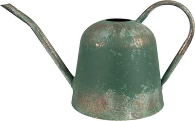 Clayre & Eef Decoratie Gieter 41x20x23 cm Groen Metaal