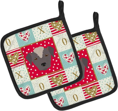 Pannenlappen - Keukenhandschoenen Ovenwanten - Keukenwerk - Hittebestendige isolatie - 7.5x7.5 inch - Multicolor