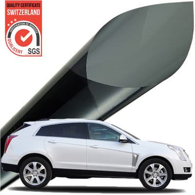 Homewell® Auto Raamfolie HR++(+) 75x300 - Tint Folie | Zonwerende Auto Folie - Verduisterend - 20% lichtdoorlatend