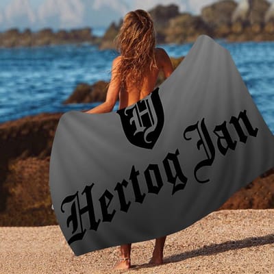 H-Hertog Jan Badhanddoek Microvezel Zacht Waterabsorberend Ademend Voor Meisjes Kinderen Decoratieve Cartoon Strandhanddoek Cotton 30x30cm