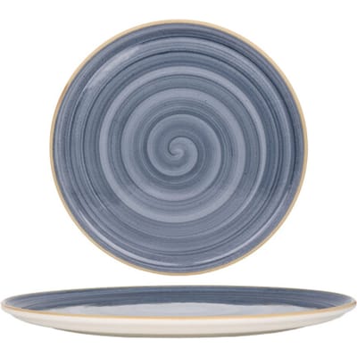 Bonna Pizzabord - Aura Dusk - Porselein - 32 cm - set van 2