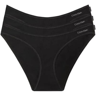 Calvin Klein bikini set van 3 UB1 zwart dames XS