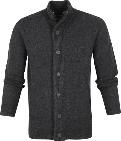 Barbour Zip Vest Lamswol Patch Antraciet - Maat XL - Heren - Outdoor