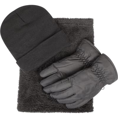 Mountain Warehouse Accessoireset voor kinderen (Set van 3) (Houtskool)