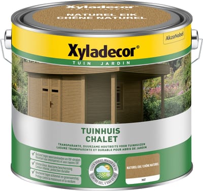 Xyladecor - Tuinhuis Wb - Naturel Eik - 2,5 L