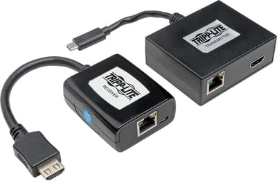 Tripp Lite U444-CAT-H audio/video extender AV-zender & ontvanger Zwart