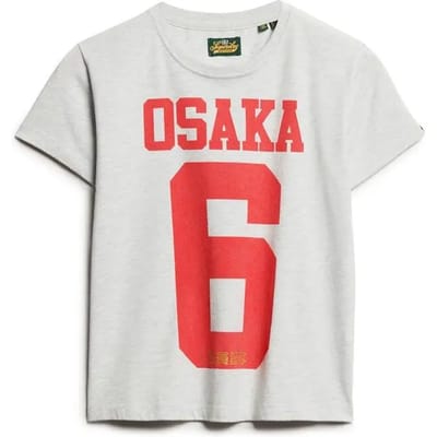 Superdry - Aansluitend Osaka T-shirt met grafische print - Dames - T-shirts