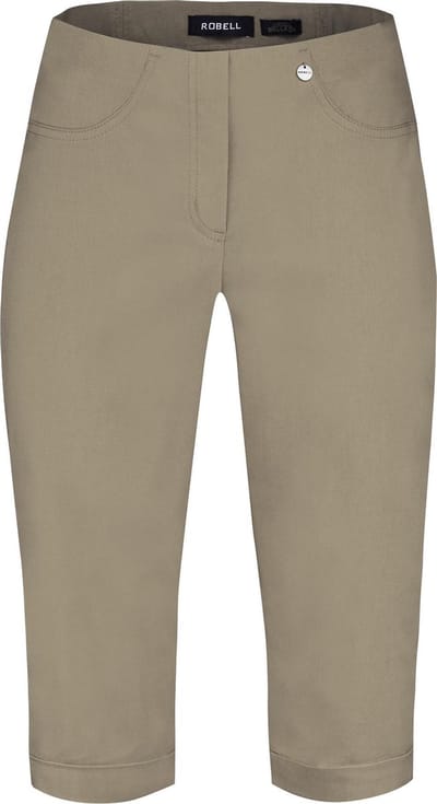 Robell - Model Bella 05 Bermuda - Bengaline Stretch - Beige - EU40