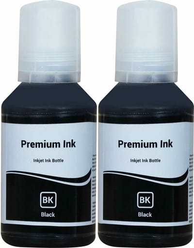 Inkt Geschikt voor Epson EcoTank 102 | Multipack van 2x Zwart Inktpatronen - Geschikt voor Epson EcoTank Printer ET-2700 - ET-2750 - ET-2751 - ET-2851 - ET-3700 - ET-3750, ET-3850 - ET-4750 - ET-4850 - ET-15000