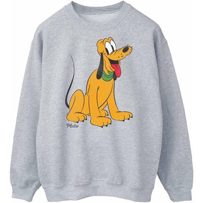 Disney Heren Klassiek Pluto Sweatshirt (Sportgrijs)