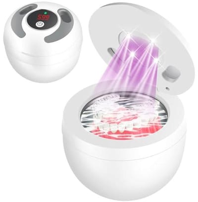 Ultrasone Retainer Cleaner Machine 200 ML met Digitale Timer en 4 Modi