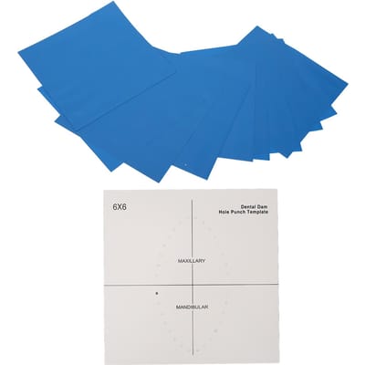 36 Vel Dental Rubber Dam Poedervrij Ongeparfumeerd Hygiënische Isolatiebarrière Smart Dam Blauw white