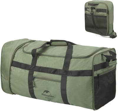 Naturehike XS03 Opvouwbare Trolleytas – 88L – Met Wielen – Groen
