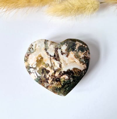 Druzy Rode Mosagaat Hart 6-8cm – #22 (perfect voor Valentijn)