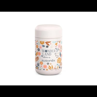 Suavinex Thermo-portie Bewaarpotje 350ml Liberty - Geïsoleerd Babyvoeding Bakje - BPA-vrij - Thermos - Warm of Koud