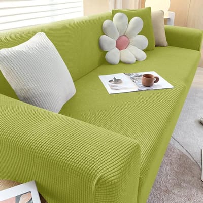 Elastische Jacquard Stoffen Bankhoes Stretch Bankhoes Modulaire L-vormige Bankhoes Hoekhoes voor Woonkamer 1 /2 /3 /4 Zits 2 seats (140-180cm)