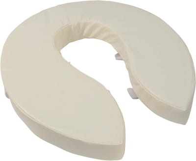 Aidapt Deluxe Comfort Foam Padded Toilet Seat 2 Inch (Eligible for VAT lighting in the UK)