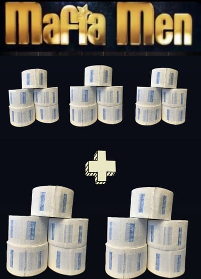 5 Neck Strip - 5x5 25rollen 2500 stuks-strips-neck papieren- Barber Neck strip - nekpapier - Nekstrip
