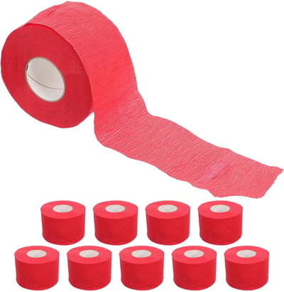 Nekpapier Kappers - Nekstrips Haar - Bescherming Knippen - Zacht Ademend - 10 Stuks - Rood