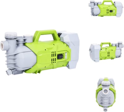 vidaXL Accutuinpomp - 180W - Inclusief Accu en Oplader Tuinpomp - Accupomp - Tuinslang - Waterspuit - Irrigatieapparatuur