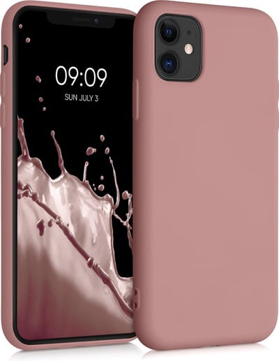 kwmobile telefoonhoesje geschikt voor Apple iPhone 11 - Hoesje voor smartphone - Back cover in winter roze