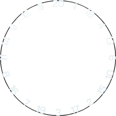 Unicorn Eclipse Ultra-Visible Number Ring - 30% Larger