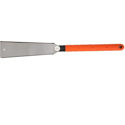 10-inch Tweezijdige Tand Lange Handgreep Houtbewerking Zaag Handmatige Bediening Handzaag Gereedschap Accessoire gray
