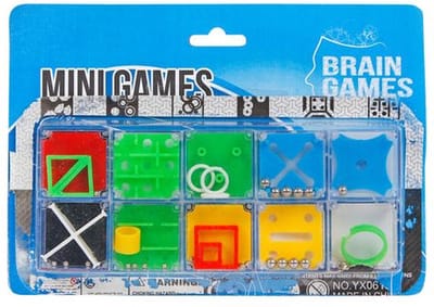 Brain Games mini puzzels 10 stuks Fidget artikelen