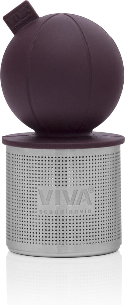 Viva Scandinavia Infusion Drijvend Thee-ei - 3.8x8 cm - Bordeaux