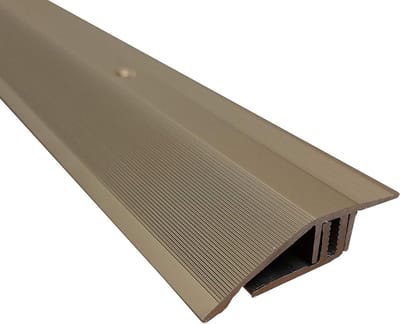 Vloerprofiel Aluminium - Hoogteprofiel Overgangsprofiel - Vloer Egaliseren - Automatische Hoogteverstelling - 270 cm 7-16 mm - Brons Licht