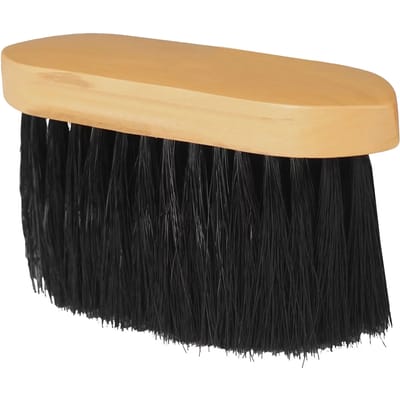 Houten paardenborstel met lange zachte haren HORKA