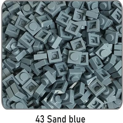 100 Stuks Doe-het-zelf Bouwstenen Dunne Figuurtjes Bakstenen 1x1 Puntjes Educatief Creatief Formaat Compatibel Met 3024 Speelgoed voor Kinderen 100 pieces